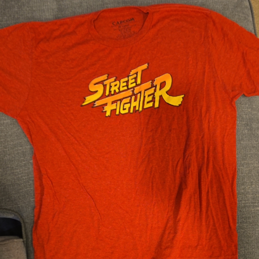 Red Street Fighter Men's T-Shirt